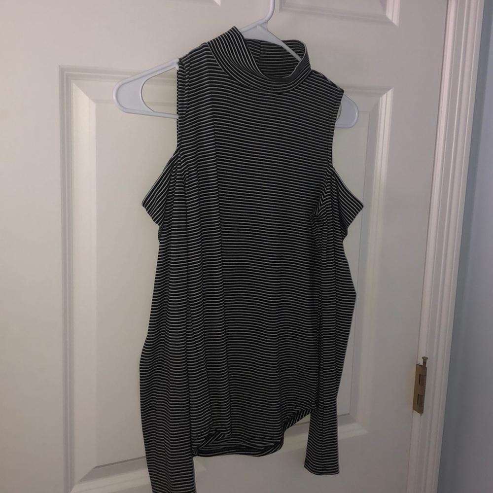 Nordstrom Striped Turtleneck Top